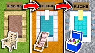 PISCINE de NOOB vs PISCINE de PRO DANS MINECRAFT  🌊🏊💦 [upl. by Aholla377]