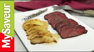 Magret de canard cuisson lente au miel et aux pommes Expert au fourneaux [upl. by Hands]