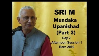 Sri M  Mundaka Upanishad Part 3  Day 2  Afternoon Session 1 Bern Satsang 4th July 2019 [upl. by Marty]