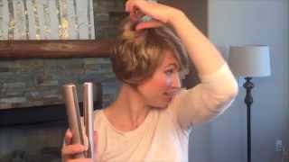 Effortless Short Hairstyles With The TYME Iron [upl. by Bevus709]