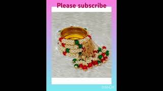 Trendy traditional silver jhumka bangles for girls beautiful Chudi new short [upl. by Otrevire879]