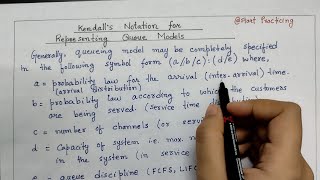 Kendalls Notation in Queueing Theory  Operation Research in hindi [upl. by Larisa904]