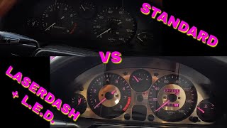 LASERDASH  LED INSTALL MX5 MIATA DASH MODIFICATIONS  Dr Pepper install [upl. by Milo219]