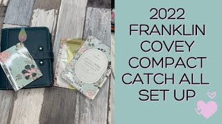 2022 Franklin Covey Compact catch all set up franklincoveycompact [upl. by Yeloc158]