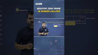 Negative Zero Error Calculation in Vernier Calliper 📏 Guide for Precision Measurements NEET2024 [upl. by Fording]