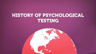 Psychological Assessment Lesson 2  History of Psychological Testing [upl. by Krista]