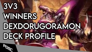 BT17 Post Ban 3v3 First Place DexDorugoramon Deck Profile [upl. by Filler389]