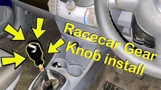 How to Replace The Shift Knob on Your Car  Citroen C1 Modified Gear Knob CityBug107Aygo [upl. by Arekahs]