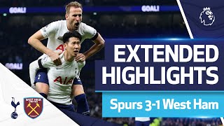 Sonny at the double  Spurs 31 West Ham  EXTENDED HIGHLIGHTS [upl. by Yeta871]