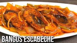 HOW TO COOK BANGUS ESCABECHE  SWEET amp SOUR FISH  FILIPINO DISH  LutoNiNanay [upl. by Huff]