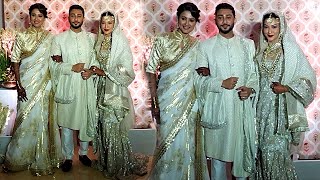 Zaid Darbar With Begum Gauhar Khan amp Saali Nigar Khan  GAZA Nikaah Ceremony [upl. by Gredel]