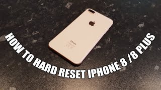 How to HARD RESET iPhone 88plus [upl. by Adnohsat563]