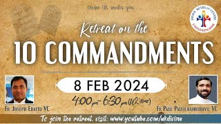 LIVE 10 Commandments Retreat 8 February 2024 Divine UK [upl. by Ennairrek]