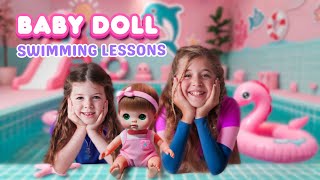 Baby Alive Doll Swimming Lessons with Ariella 🏊‍♀️ [upl. by Saenihp]