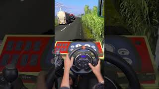 Bus Drivers Hilarious Overtake Eurotruck simulator 2 bus game bussimulator shorts busdriving [upl. by Lisabeth637]