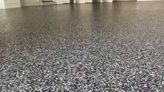 Epoxy Floor Coating with Clear Coat Application [upl. by Isyed]