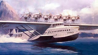 Dornier DoX flying boat in Golden Age of seaplane flight [upl. by Hirz]