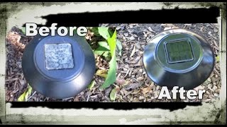 Quick amp Easy Way to Clean Renew amp Restore Solar Pathway Lights Wow Looks Brand New [upl. by Hattie]