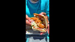 Trying This Rapper Turned Chef’s VEGAN Shrimp Po Boy Shorts [upl. by Eahsed]