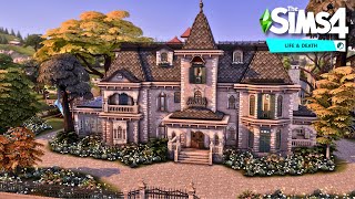 Huge Manor With Farm 🪦 Life amp Death 👻 The Sims 4 Speed Build  No CC [upl. by Guinn282]