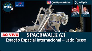 SPACEWALK 63 Lado russo  Estação Espacial [upl. by Anyrtak103]