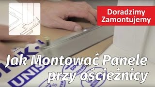 Poradnik Jak prawidłowo montować panele podłogowe przy ościeżnicy futrynie drzwiowej [upl. by Daniala]