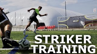 Striker Training Session  Movement amp Finishing Training For Center Forwards [upl. by Jacinda76]