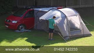 Vango Noosa Awning Pitching amp Packing Video Real Time [upl. by Namie]