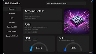 HD Optimisation App Tutorial [upl. by Wiles]