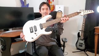 Ibanez RG7421 and Dimarzio D Activator Pickups Review [upl. by Alisha]