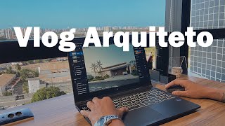 Um dia PRODUTIVO de um ARQUITETO VLOG projetando uma CASA [upl. by Janith1]