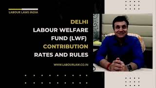 Delhi Labour Welfare Fund LWF  Contribution Rates and Rules [upl. by Nnodnarb]