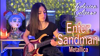 Enter Sandman  Metallica  Solo Cover by Federica Golisano [upl. by Amadis207]