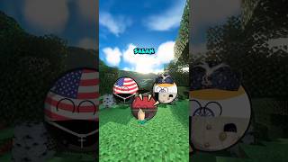 gambaran surga menurut 3 agama shortvideo countryballsindonesia minecraft countryballanimation [upl. by Rudwik232]