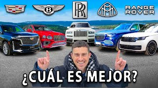 RollsRoyce vs Range Rover vs Maybach vs Bentley vs Cadillac ¡el MEJOR SUV de lujo [upl. by Hilly435]