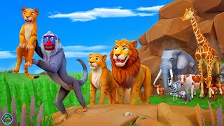 The Lion King  Monkey Rescue Baby Lion  Ultimate Recap Cartoon  King Lion Searching for Baby Lion [upl. by Lunt645]