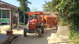 tractor video Harman thresher 6 fantractorvideo tractor farmingtractor [upl. by Adnohryt23]