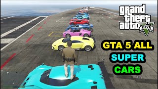 GTA 5 ALL SUPERCAR  GTA 5 GAMEPLAY  GTA 5 MICHEAL HAVE ALL CARS [upl. by Ahsielat341]