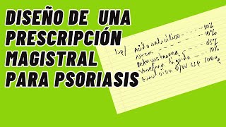 Diseño y desarrollo de una emulsión para psoriasis [upl. by Kalindi]