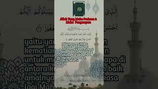 Kata Kata Mutiara Al Quran Allah Yang Maha Perkasa Dan Maha Pengampun surahalmulk allah perkasa [upl. by Ioved]