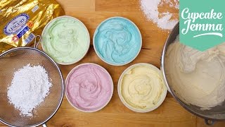 Buttercream Masterclass How to make Perfect Buttercream Icing  Cupcake Jemma [upl. by Elonore]