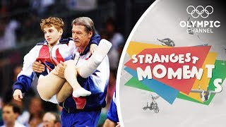 Kerri Strugs Unforgettable Determination to Win Gymnastics Olympic Gold  Strangest Moments [upl. by Ettevad]