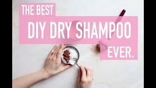 Easiest DIY Dry Shampoo Recipe that Actually WORKS and some hair care tips [upl. by Oakie274]