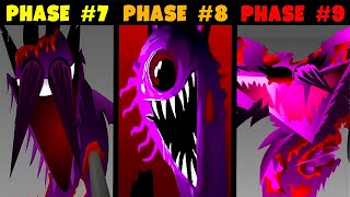 Phase 7 VS Phase 8 VS Phase 9 in Incredibox Sprunki versions  NEW MOD [upl. by Aenyl469]