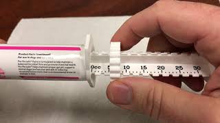 How to Use the ProPectalin Dial A Dose Syringe [upl. by Marquez]