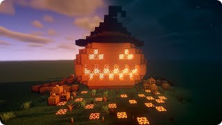 How to build a Pumpkin Jacko lantern  Minecraft Halloween Decorations  Girl Builder Pachi [upl. by Otrebogir714]