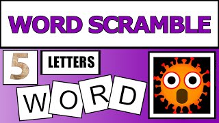 Scrambled Words Games  Jumbled Word Game  Guess the Word Game  Word Scramble  SW Scramble [upl. by Atinrehs]