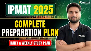 IPMAT 2025 Preparation Plan  How to prepare for IPMAT 2025 [upl. by Eicul]