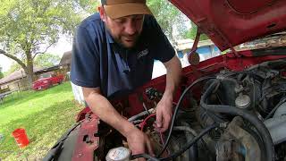 Ford 49 Blown Head Gasket Repair Part 13 drip drip drip [upl. by Emearg]