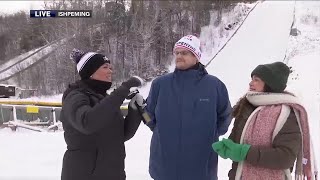 Upper Michigan Today  137th Annual Ishpeming Ski Jumping Tournament [upl. by Margo]